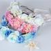 Artificial Hair Bands - Blue Simulation Rose Headband for Party & Wedding Accessories (1 Piece) - Buy Online on SooperMarket.com