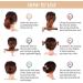3-Piece Hair Bun Maker Set - Easy Snap Roll Nets for Women & Kids - French Twist Styling Tool - Brown - Buy Online on SooperMarket.com