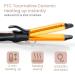 2-in-1 Travel Curling Flat Iron: Professional 1 1/4 Inch Hair Curler and Straightener with Ceramic Barrel - Adjustable Temperature - Buy Online on SooperMarket.com