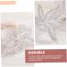 WOFASHPURET Bridal Comb Bride Hair Comb Clip Bride Hairpiece Bridal Headpieces for Wedding Women Hair Accessories Wedding Party Headpiece Floral Decor Combs Temperament Women's Decorate Alloy - Buy Online on SooperMarket.com