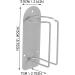 NOLITOY Stainless Steel Clipper Stand | Barber Clipper Holder & Tray | Desktop Organizer for Electric Clippers & Tools - Buy Online on SooperMarket.com