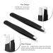 6 Piece Tweezers Set Eyebrow Tweezers Scissors Set with Stainless Steel Point Slant Flat Tip Tweezers and Eyebrow Razor and Scissors for Eyebrows Plucking Facial Body / Ingrown Hair Removal-Packed in Leather Case - Buy Online on SooperMarket.com