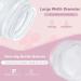 Tuakimce 10-Pack 20ml Refillable Transparent Glass Cosmetic Containers with Pink Lids - Perfect for Creams & Essential Oils - Buy Online on SooperMarket.com
