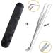 EasyULT 2 in 1 Tick Remover Stainless Steel Professional Tick Removal Tool Safe Tick Remover for Pet Humans Dogs Cats 1 silver - Buy Online on SooperMarket.com