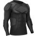Zicac Men's Sports Shock Rash Guard Compression Padded Shirt Soccer Basketball Protective Gear Chest Rib Guards X-Large Long Sleeve