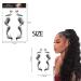 Bangs Tattoo Sticker Set - Waterproof Fake Fringe Hair Edge Stickers for Women & Girls - Natural Fashion Look - 10 Styles - Novelty Wig Beauty DIY - Includes 10 Sheets of Temporary Tattoos - Buy Online on SooperMarket.com