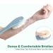 Long Handle Body Back Scrubber - Exfoliating Shower Brush Light Blue - Buy Online on SooperMarket.com