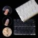 FOMIYES 40 Sheets Nail Jelly Glue Nail Double-sided Glue Nail Tip Fixing Stickers Fake Nail Sticky Glue Nail Glue Stickers Nail Art Supplies Nails Silica Gel Invisible Adhesive - Buy Online on SooperMarket.com