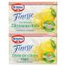 Dr.Oetker finesse grated lemon peel 3 pack per bag 6 g for special fruit taste for refining desserts cakes & desserts vegan