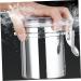 Zerodeko 4pcs Stainless Steel Freshness Container with Lid Metal Container Kitchen Pantry Organizer Travel Nuts Container Coffee Container Tea Bottle Food Container Household Storage Bottle - Buy Online on SooperMarket.com