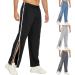 Buy Rumaozia Men's Rehab Pants - Sideways Jogging Pants Long Wide Leg Zippered Casual Sportswear in Dark Gray (3XL) - International Shipping Available - Buy Online on SooperMarket.com