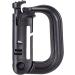 BOOSTEADY 10 Pack D-Ring Grimlock Locking for Molle Webbing with Zippered Pouch - Black - Buy Online on SooperMarket.com