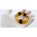 Natural Baltic Amber Stretch Bracelet - Handmade Multicolor Amber Jewelry from Certified Amber Beads - Buy Online on SooperMarket.com