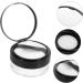 FOYTOKI 2pcs Elastic Mesh Loose Powder Box DIY Powder Case Travel Powder Case Makeup Powder Case Abs Black - Buy Online on SooperMarket.com