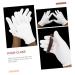 ABOOFAN 80 Pairs White Cotton Gloves Tool Gloves Black Cotton Gloves Breathable Work Glove Liners Cotton Inspection Gloves Labor Gloves Sleep Gloves S Elastic Cotton Gloves Lining Soft Man - Buy Online on SooperMarket.com