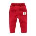 Mud Kingdom Little Boys Fleece Pants Tight Fit Warm Winter 6-7 Years Anchor Red