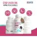 180 Cod Liver Oil Capsules for Dogs & Cats - High Strength 410mg Gel Capsules - Joint, Skin, and Coat Health Support - UK Made (6 Months Supply) - Buy Online on SooperMarket.com