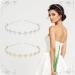 Star Rhinestone Headband Set for Women and Girls | Pearl and Crystal Wedding Headpiece | Shiny Metal Hairband (Gold/Silver) - Buy Online on SooperMarket.com