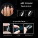Almond Shaped Nail Tips 500Pcs Clear Acrylic Medium Nails Full Cover with Case for DIY Nail Art 10 Sizes - Buy Online on SooperMarket.com