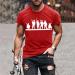 HDDK 4th of July Soldier Short Sleeve T-shirt | Independence Day Patriotic Tee - Red X-Large - Buy Online on SooperMarket.com
