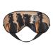 SSIMOO Running Horses Soft Sleep Eye Mask Female Breathable Eye Patch Perfect for Travel and Relaxation Black