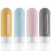 Toureal refill container silicone travel bottles 89ml set 4 pieces of run-out travel container and travel toilet article set refillable liquid container for shampoo multicolor4-1