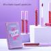 MIESCHER 4Pcs Matte Liquid Lipstick Set | Long Lasting, Waterproof, & Pigmented | Professional Colorful Cosmetics | Non-Stick Cup | Makeup Gift Sets for Girls & Women | Halloween Christmas (Set 05) - Buy Online on SooperMarket.com