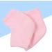 Exceart Silicone Gel Moisturizer Socks - Spa Treatment for Dry Feet | Breathable Toe-Free Design for Men & Women - Pink - Buy Online on SooperMarket.com