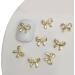 3D Metal Nail Nail Embellishments 20pcs Bowknot Nail Decorations For Individual Styles Nail Embellishments 04 silver - Buy Online on SooperMarket.com