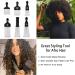 6 Pack Metal Afro Picks for Curly Hair - Hairdressing Tool for Styling Men and Women - Black - Buy Online on SooperMarket.com