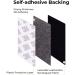 Laserable Leatherette Rectangular Patch 3 x 2 Self Adhesive Black to Silver - 10-Piece Pack for Glowforge, DIY Home Decor & Apparel - Buy Online on SooperMarket.com