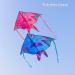 XENTUMI Fish Kite 2 Pack: Easy-to-Fly Beach Kites for Kids & Adults - Blue/Pink Delta Kites for Ages 3-12 - Buy Online on SooperMarket.com