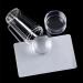 Tumotsite Nail Stamping Kit | DIY Transparent Silicone Stamps & Scrapers - Easy Clean Nail Art Tools for All Sizes - Buy Online on SooperMarket.com