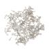Small Mini Screw Eyes Pin Tiny Screw in Hooks Jewelry Metal Ring (250 PCS) Silver 250pcs