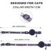 Adjustable Airtag Cat Neck Band with Bell | Silicone Protective Cover & Breakaway Safety Buckle | Black | Compatible with Apple Airtag - Buy Online on SooperMarket.com