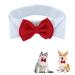 Formal Pets Bowtie Adjustable Pets Dog Cat Bow Tie Pet Necktie Collar Elegance False Kitten Necktie Collar Trendy Bowties for Wedding Birthday Christmas Costumes Neck Collar for Dogs and Cats (L)