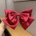 Hair Bow Large Red Hair Bow Hair Clip Hair Bows Bows for Hair Hair Bows for Women Black Bows Hair Ribbons Bow Hair Barrettes French Barrette Hairpin Hair Accessories for Thick Curly Hair - Buy Online on SooperMarket.com