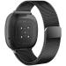 Stainless Steel Bands for Fitbit Versa 3 & Sense - Black Midsize - Buy Online on SooperMarket.com