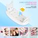 Uraqt Mini UV Nail Lamp - Portable LED Nail Dryer with Timer & Nail Tools for Gel Nails - USB Powered (Blue) - Buy Online on SooperMarket.com