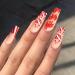Vatocu Christmas Snowflakes Glitter False Nails - Long Xmas Press On Nails for Women and Girls (24pcs) - Buy Online on SooperMarket.com