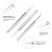 OETUIOW 9pcs Blackhead Remover Tool Kit - Professional Pimple Comedone Extractor Set for Pimples, Blackheads, Zit Removal - Forehead, Facial, and Nose - Buy Online on SooperMarket.com