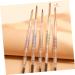 Baluue 5pcs Pencils with Eyebrow Pencil Hair Double Bun Eyebrow Pens Eyebrow Makeup Pencils Paste - Buy Online on SooperMarket.com