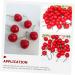 Cabilock 250 Pcs False Cherry Kids Toys Home Decor Fake Fruit Simulated Cherry Decor Fake Cherry Photo Prop for Decor Cherry Desktop Adornment Cherry Ornament Household Child Cherries Foam Redx5pcs 3x3cmx5pcs - Buy Online on SooperMarket.com