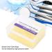 100 Non-Toxic Silicone Dental Color Code Rings - Yellow Orthodontic Instrument Bands for Easy Identification - Buy Online on SooperMarket.com