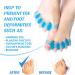 Mroobest Toe separator Toe spacers Gel Toe Separators Bunion Correctors Toe Spacers Toe Straightener Toe Stretcher Big Toe Correctors Toe Separator 4 Count (Blue) blue-1 One Size - Buy Online on SooperMarket.com