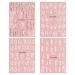 carrub 5D Embossed Flower Nail Art Stickers 4 Sheets Self-Adhesive Decals Floral Design Nail Decoration for Women