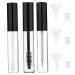 Empty Mascara Tube and Wand 3PCS 10ml Empty Lip Gloss Tubes Transparent Empty Eyeliner Tube with Rubber Inserts and Funnels for DIY Castor Oil