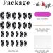 Black Daisy Design Press On Nails - Medium | Full Cover Tips for Women & Girls | Spring/Summer Salon Nail Art - Buy Online on SooperMarket.com