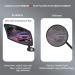 BriskMore Handlebar Bike Mirror - Scratch Resistant Glass Lens - Adjustable & Rotatable Rearview Bicycle Mirror - Silver Lens - Left Side - Buy Online on SooperMarket.com