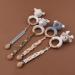 WT-DDJJK Baby Pacifier Chain Clip | Woven Cotton Rope Nipple Soother Holder - International Shipping - Buy Online on SooperMarket.com